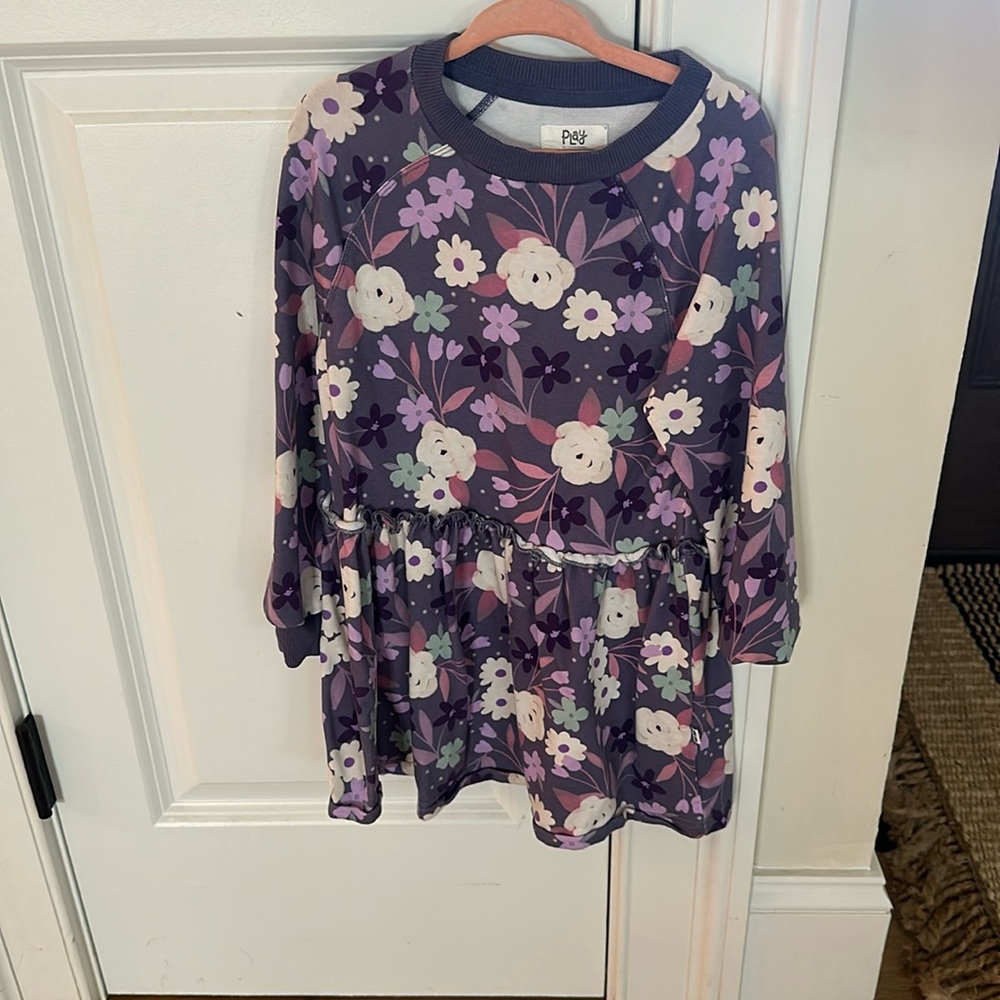 Gently worn little sleepies floral dress